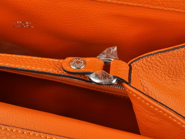 Best Hermes Toolbox 20 Shoulder Bag Orange 6021 On Sale - Click Image to Close